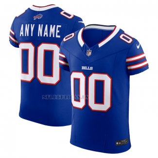 Camiseta NFL Elite Buffalo Bills Vapor F.U.S.E. Personalizada Azul