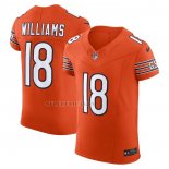 Camiseta NFL Elite Chicago Bears Caleb Williams Alterno Vapor F.U.S.E. Naranja