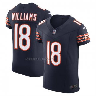 Camiseta NFL Elite Chicago Bears Caleb Williams Vapor F.U.S.E. Azul