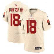 Camiseta NFL Game Arizona Rojos Marvin Harrison Jr 2025 Rivalries Collection Crema