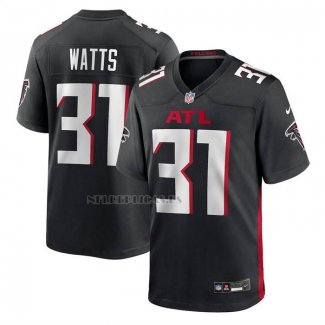 Camiseta NFL Game Atlanta Falcons Xavier Watts Negro