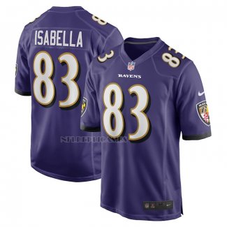 Camiseta NFL Game Baltimore Ravens Andy Isabella Primera Violeta