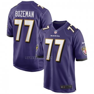 Camiseta NFL Game Baltimore Ravens Bradley Bozeman Violeta