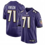 Camiseta NFL Game Baltimore Ravens Carson Vinson Violeta