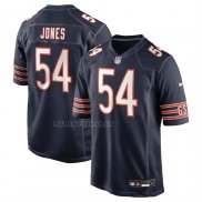Camiseta NFL Game Chicago Bears Logan Jones Azul Marino