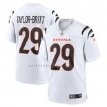 Camiseta NFL Game Cincinnati Bengals Cam Taylor-Britt Blanco
