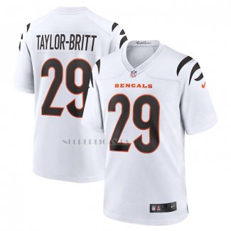 Camiseta NFL Game Cincinnati Bengals Cam Taylor-Britt Blanco