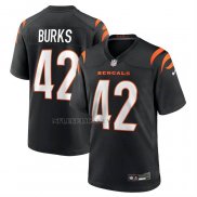 Camiseta NFL Game Cincinnati Bengals Oren Burks Negro
