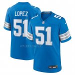 Camiseta NFL Game Detroit Lions Roy Lopez Azul