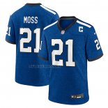 Camiseta NFL Game Indianapolis Colts Zack Moss Indiana Nights Alterno Azul