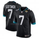 Camiseta NFL Game Jacksonville Jaguars Byron Leftwich Alterno Retired Negro