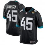 Camiseta NFL Game Jacksonville Jaguars K'lavon Chaisson Negro