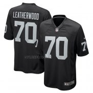 Camiseta NFL Game Las Vegas Raiders Alex Leatherwood Negro