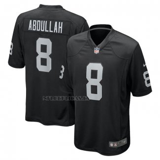Camiseta NFL Game Las Vegas Raiders Ameer Abdullah Negro