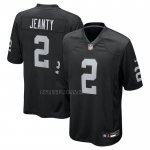 Camiseta NFL Game Las Vegas Raiders Ashton Jeanty 2025 NFL Draft Negro