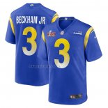 Camiseta NFL Game Los Angeles Rams Odell Beckham Jr. Super Bowl LVI Bound Azul