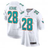 Camiseta NFL Game Miami Dolphins Devon Achane Blanco