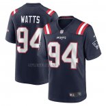 Camiseta NFL Game New England Patriots Armon Watts Azul