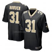 Camiseta NFL Game New Orleans Saints Jordan Howden Negro