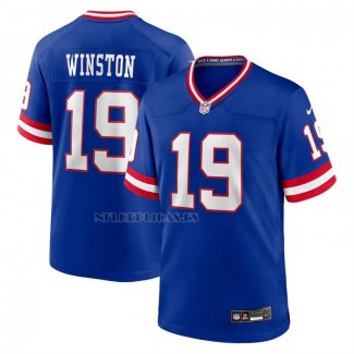 Camiseta NFL Game New York Giants Jameis Winston 2nd Alternate Azul
