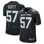 Camiseta NFL Game New York Jets Bart Scott Retired Negro