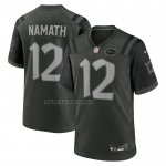 Camiseta NFL Game New York Jets Joe Namath 2025 Rivalries Collection Retired Gris Oscuro