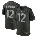 Camiseta NFL Game New York Jets Joe Namath 2025 Rivalries Collection Retired Gris Oscuro