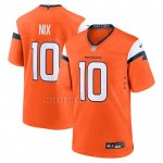 Camiseta NFL Game Nino Denver Broncos Bo Nix Naranja