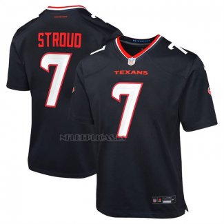 Camiseta NFL Game Nino Houston Texans CJ Stroud Azul