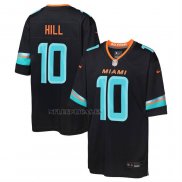 Camiseta NFL Game Nino Miami Dolphins Tyreek Hill 2025 Rivalries Collection Negro