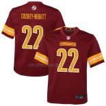 Camiseta NFL Game Nino Washington Commanders Jacory Croskey Merritt Rojo