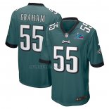 Camiseta NFL Game Philadelphia Eagles Brandon Graham Super Bowl LVII Patch Verde