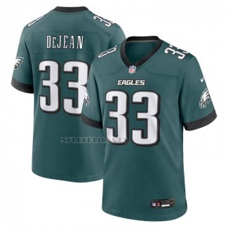 Camiseta NFL Game Philadelphia Eagles Cooper DeJean Verde1