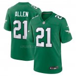 Camiseta NFL Game Philadelphia Eagles Eric Allen Alterno Verde