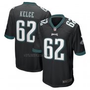 Camiseta NFL Game Philadelphia Eagles Jason Kelce Negro