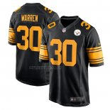Camiseta NFL Game Pittsburgh Steelers Jaylen Warren Alterno Negro