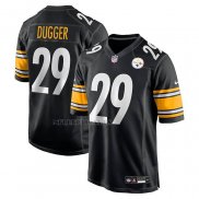 Camiseta NFL Game Pittsburgh Steelers Kyle Dugger Negro