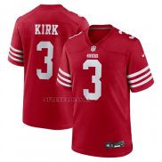 Camiseta NFL Game San Francisco 49ers Christian Kirk Rojo