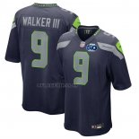 Camiseta NFL Game Seattle Seahawks Kenneth Walker III 50th Season Azul