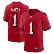 Camiseta NFL Game Tampa Bay Buccaneers Calijah Kancey 2023 NFL Draft First Round Pick Rojo