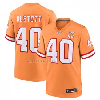 Camiseta NFL Game Tampa Bay Buccaneers Mike Alstott 50th Season Naranja