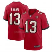 Camiseta NFL Game Tampa Bay Buccaneers Mike Evans 50th Anniversary Rojo