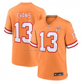 Camiseta NFL Game Tampa Bay Buccaneers Mike Evans 50th Season Naranja