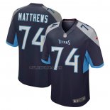 Camiseta NFL Game Tennessee Titans Bruce Matthews Retired Azul