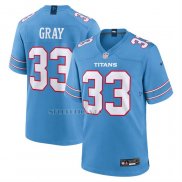Camiseta NFL Game Tennessee Titans Cedric Gray Azul1