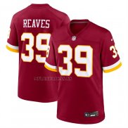 Camiseta NFL Game Washington Commanders Jeremy Reaves Rojo1