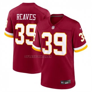 Camiseta NFL Game Washington Commanders Jeremy Reaves Rojo1