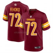 Camiseta NFL Game Washington Commanders Viliami Fehoko Jr Rojo