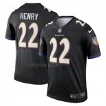Camiseta NFL Legend Baltimore Ravens Derrick Henry Negro