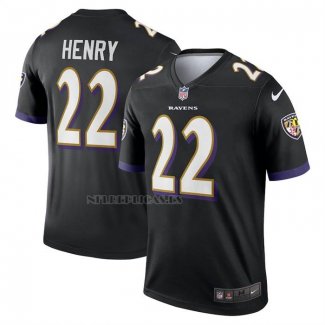 Camiseta NFL Legend Baltimore Ravens Derrick Henry Negro